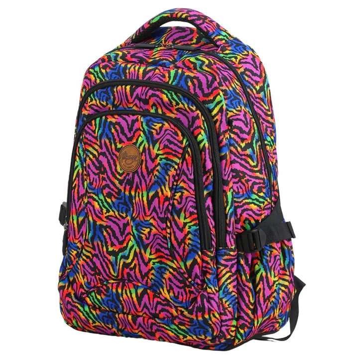 Alimasy Rainbow Zebra School Bag