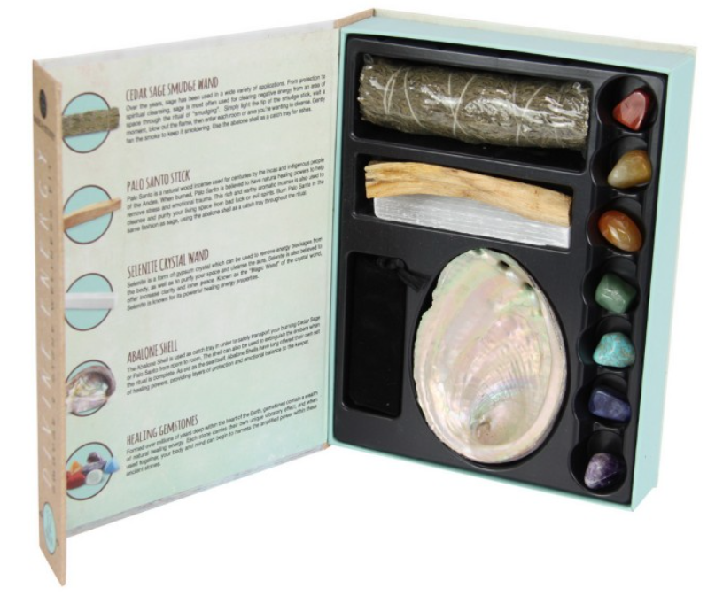 Palo Santo Smudge and Stone Wellness Kit