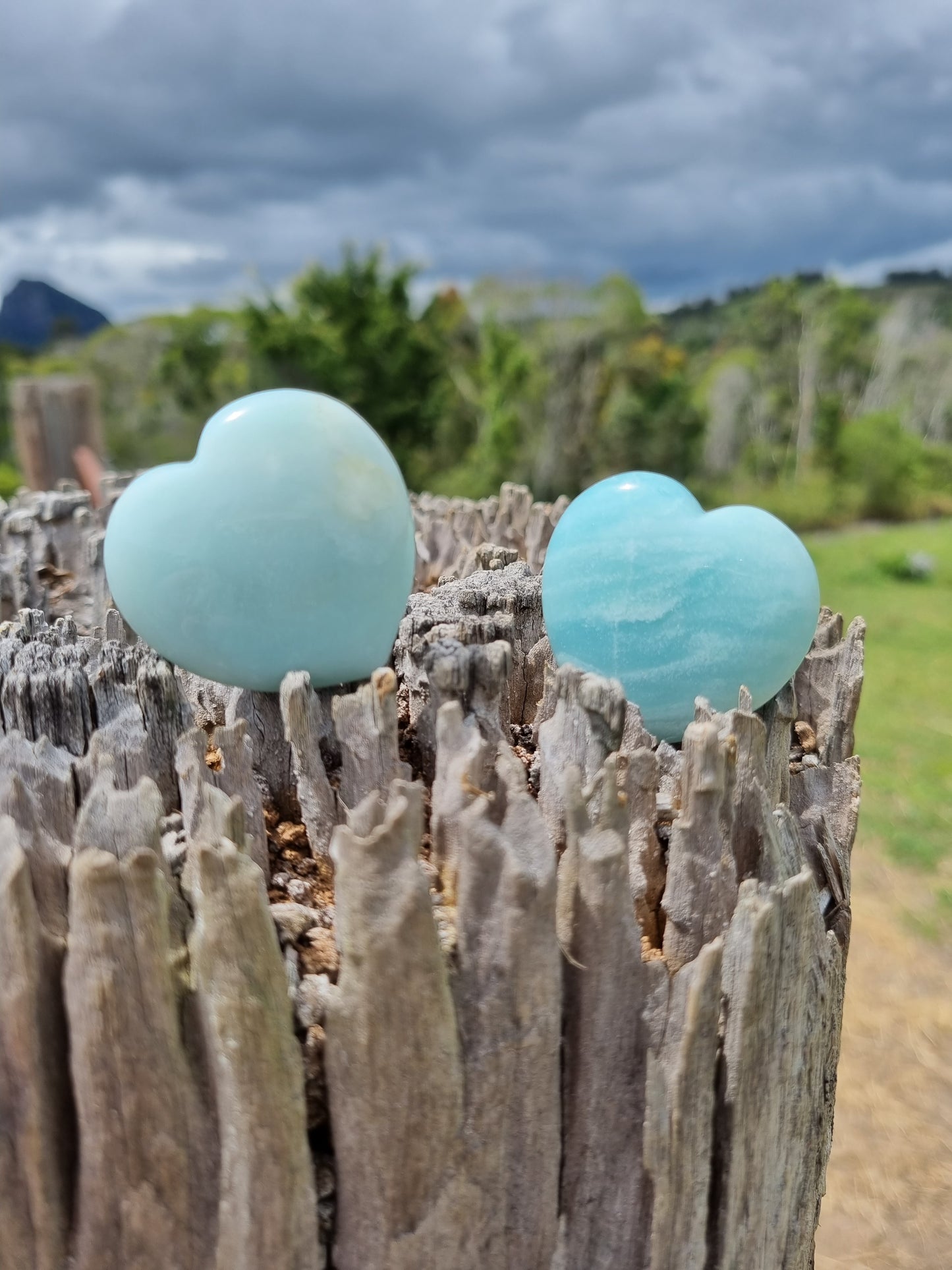 Amazonite Heart