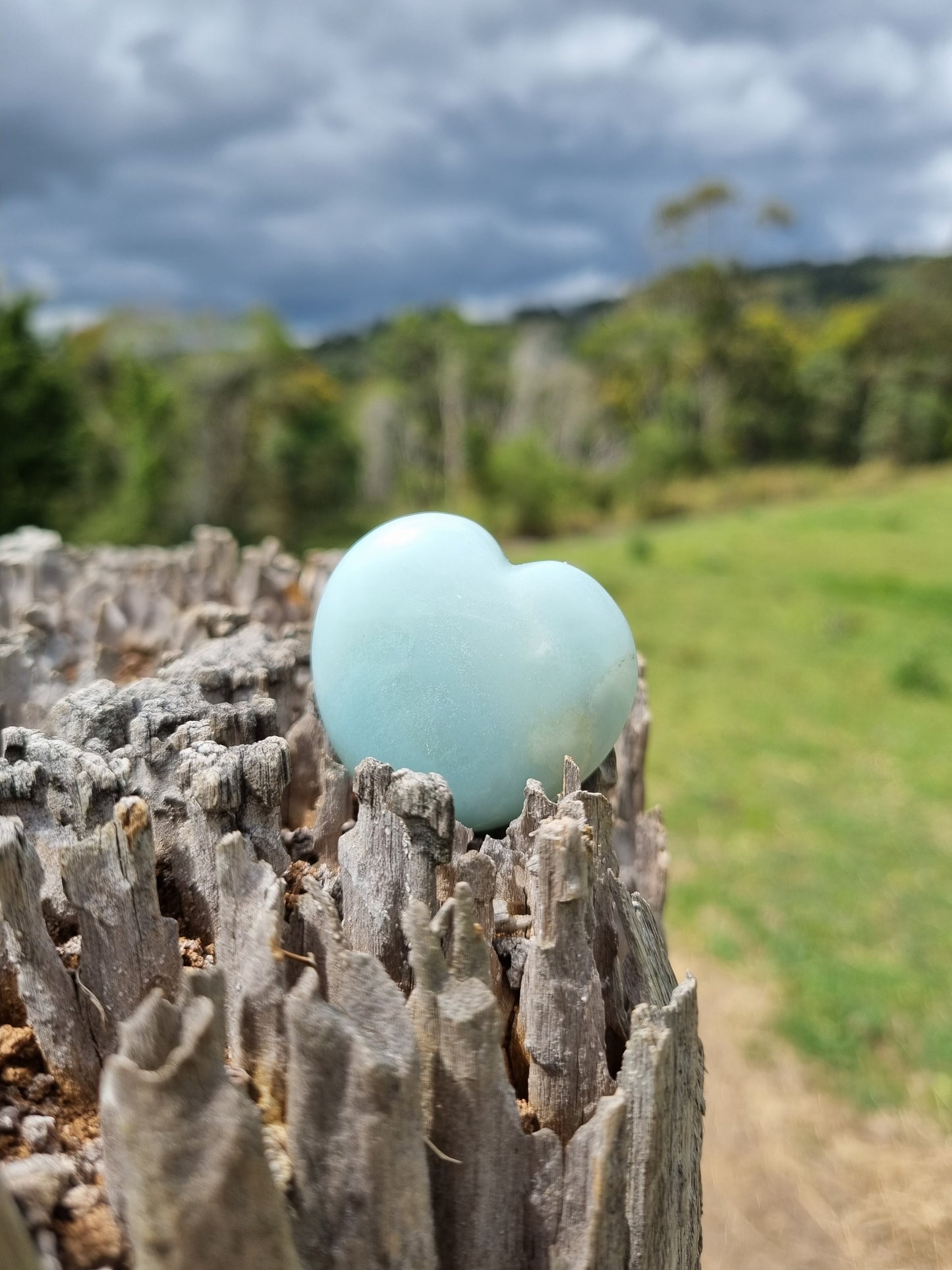 Amazonite Heart