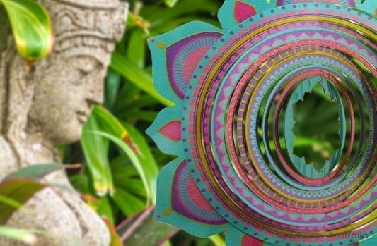 Island Mandala 30cm Wind Spiner