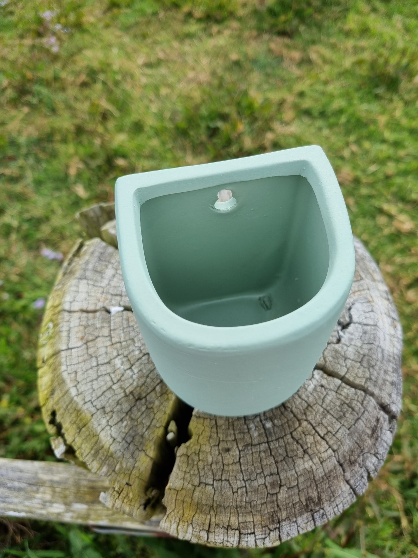 Wall Planter Pot 8x12cm Sage